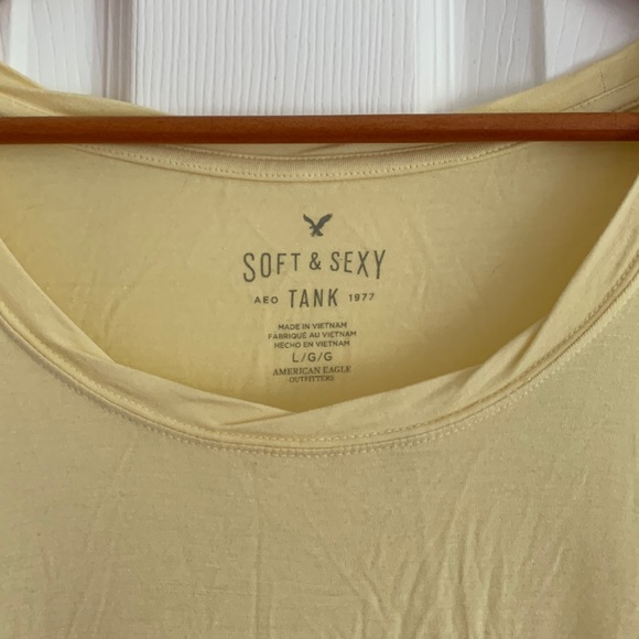 SOLD AE Soft & Sexy Tank, Twisted Collar Design - Picture 2 of 7